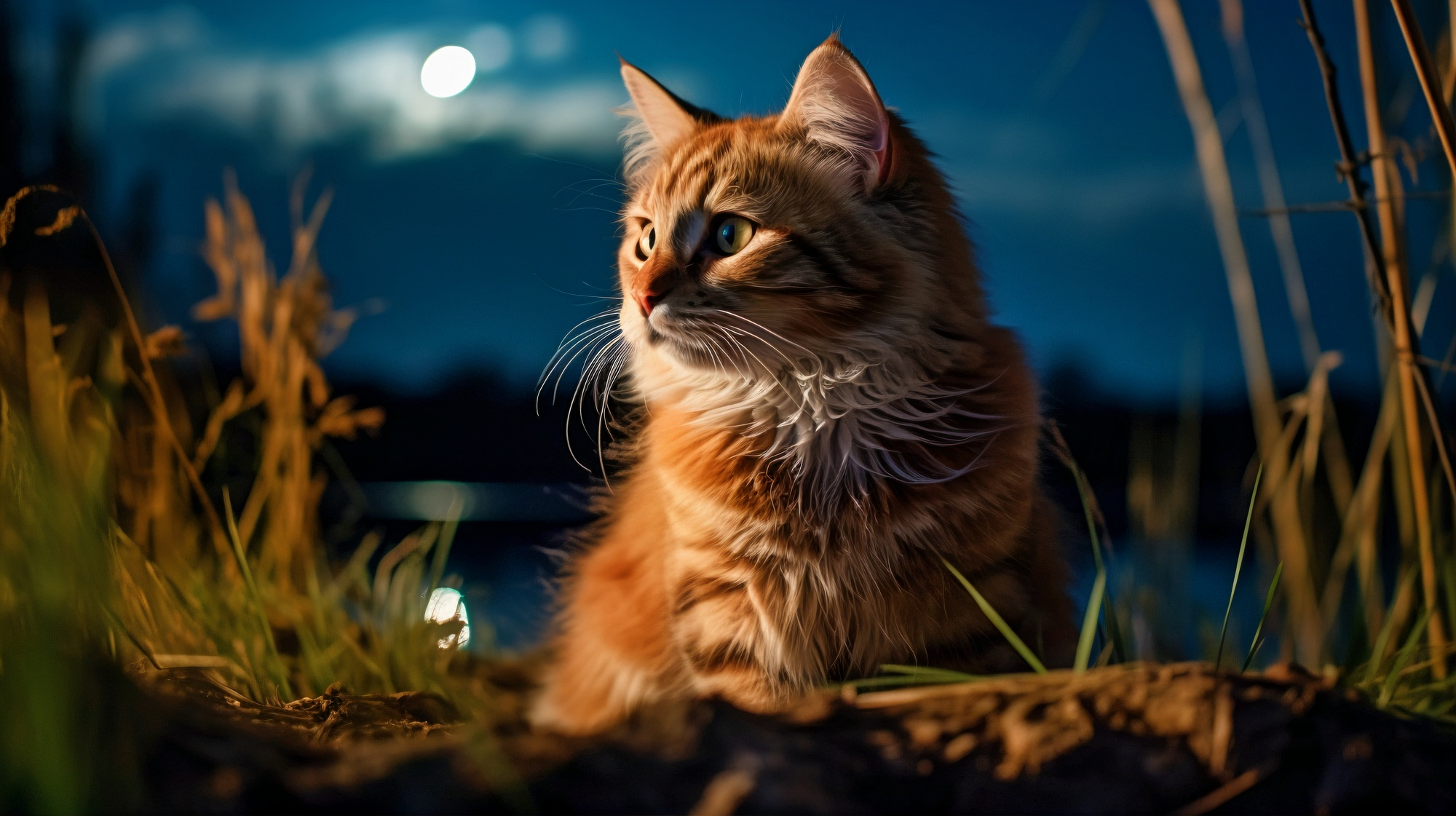 Orange tabby cat