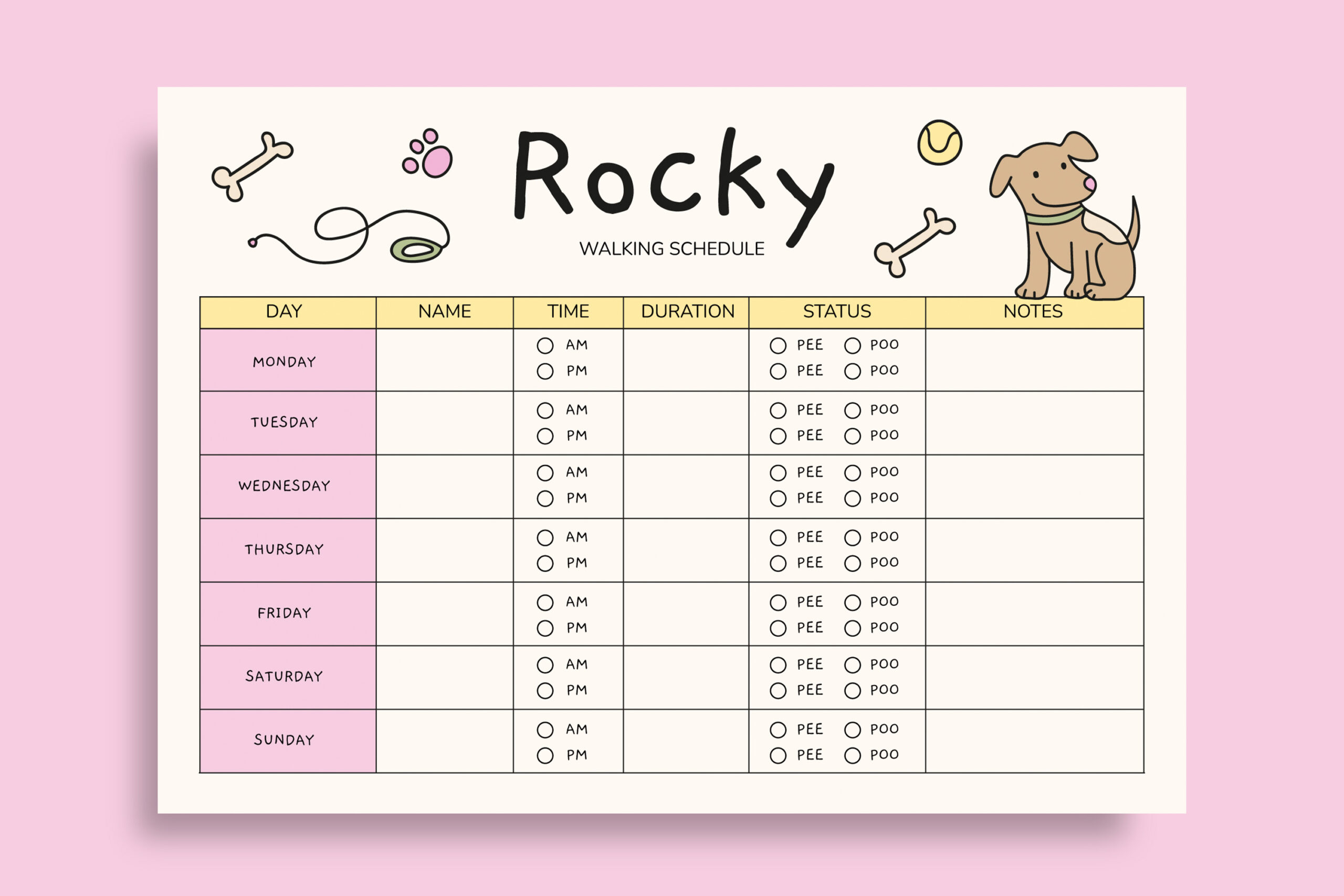 Mini Labradoodle Growth Chart